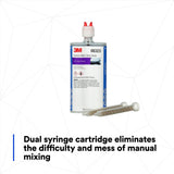 3M Factory-Match Seam Sealer, Two-Part Urethane, Medium/High Viscosity, Black, 200 mL/6.75 fl oz Cartridge (08323) (7000148202) (6 Pack) - 8
