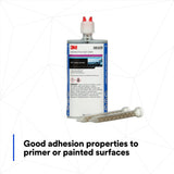 3M 08329 Controlled-Flow Seam Sealer, Solvent Free, Weather Resistant, Urethane, Black, 200 mL/6.75 fl oz Cartridge (7000148203) (6 Pack) - 8