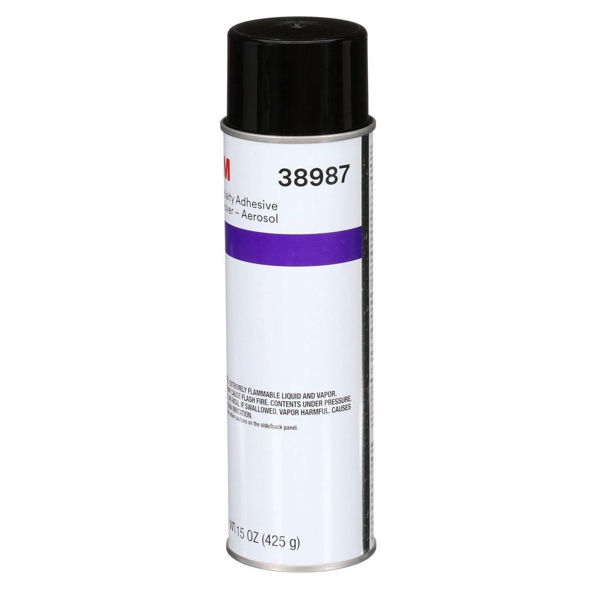 3M 38987 Specialty Adhesive Remover Aerosol, Solvent-Based, Transparent, 15 fl oz Can (7000148208) (6 Pack) - 3