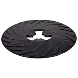 3M 81729 Disc Pad Face Plate Ribbed 9 in Hard Black for Fiber Discs (7000148244) (10 Pack)