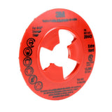 3M 81729 Disc Pad Face Plate Ribbed 9 in Hard Black for Fiber Discs (7000148244) (10 Pack) - 2