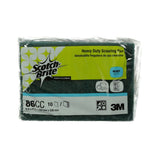 3M 86CC Scotch-Brite Heavy Duty Scouring Pad, 6 in x 9 in (7010028959) (60 Pack)