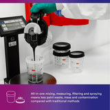 3M 16024 PPS Paint Spray Gun Cup Lid and Liner Kit, Large, 28 oz, 200 Micron Filter, 25 Lids and Liners, 10 Sealing Plugs (7010029843) - 6
