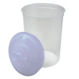 3M 16325 PPS Paint Spray Gun Cup Lid and Liner Kit, Large, 28 fl oz, 125 Micron Filter, 25 Lids and Liners, 10 Sealing Plugs (7010029845) - 3