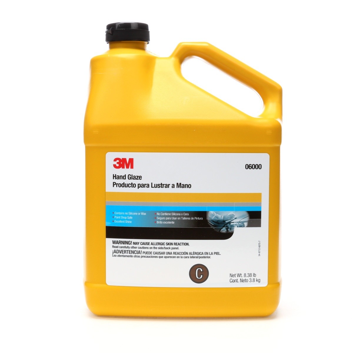 3M Hand Glaze, Liquid, Brown, 1 gal (127 fl oz) (06000) (7010044996) (4 Pack)