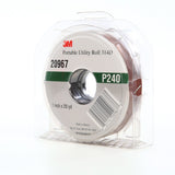 3M 314D Portable Utility Cloth, P240 J-weight, 1 in x 20 yd (7010290604) (5 Pack) - 3