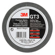 3M GT3 Premium Matte Cloth (Gaffers) Tape, Black, 72 mm x 50 m, 11 mil (7010291525) (576Pack)