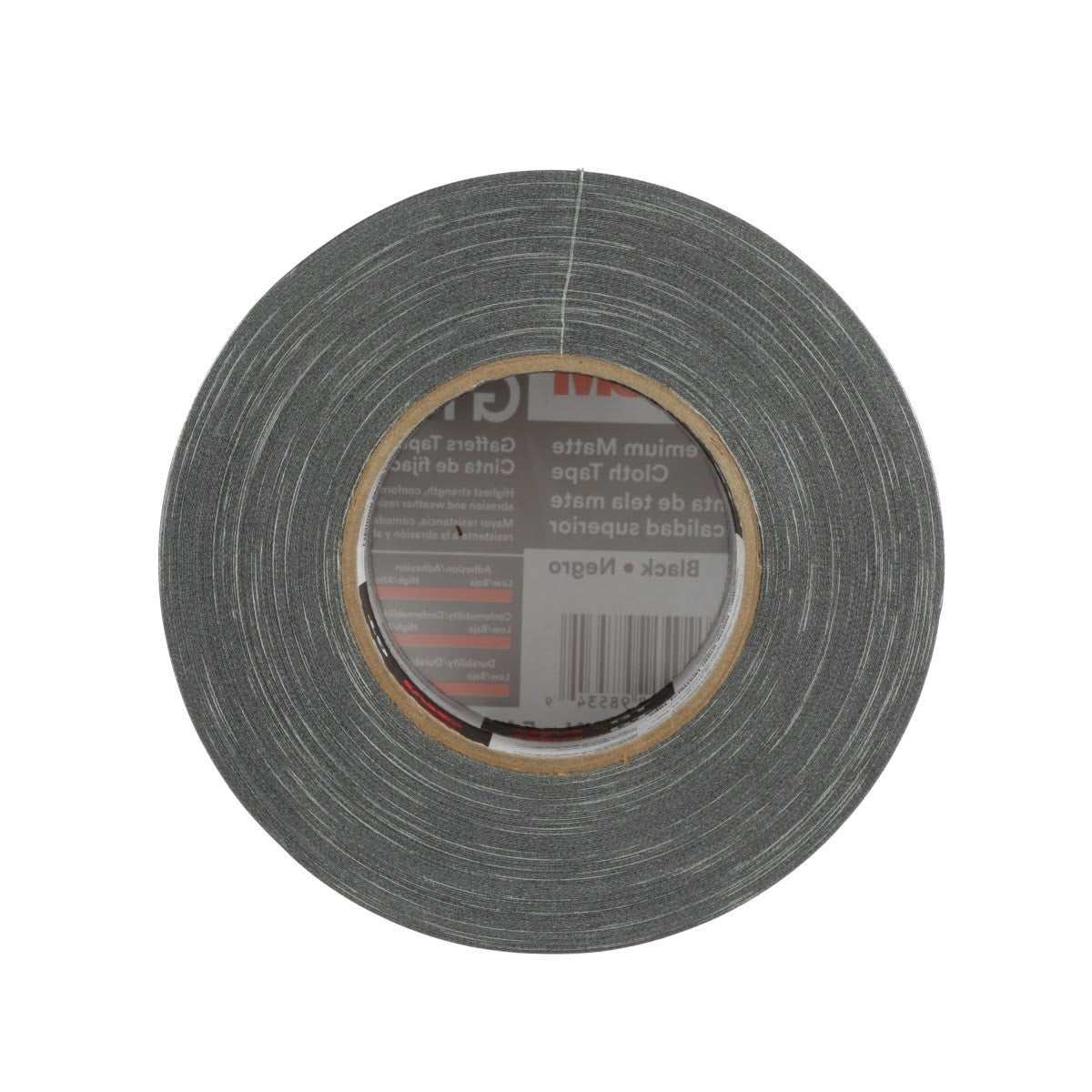 3M GT3 Premium Matte Cloth (Gaffers) Tape, Black, 72 mm x 50 m, 11 mil (7010291525) (576Pack) - 4