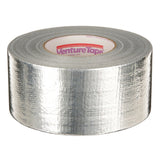 3M 1502 Venture Tape Metallized Cloth Duct Tape, Silver, 72 mm x 55 m (2.83 in x 60.1 yd) (7010296281) (432 Pack) - 4