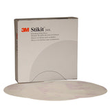 3M 260L 83678 Stikit Finishing Film Abrasive Disc, PSA, Aluminum Oxide P600, White, 5 in (7010298821) (4 Pack)