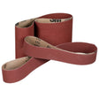 3M 384F Cubitron II Cloth Belt, Aluminum Oxide 120+ XF Weight, 1/2 in x 18 in, Fabri-lok, Single-flex, Maroon (7010299102) (200 Pack)