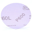 3M 360L Hookit Film Disc, P600, 5 in x NH, D/F 5HL, Die 500FH (7010299936) (500 Pack)