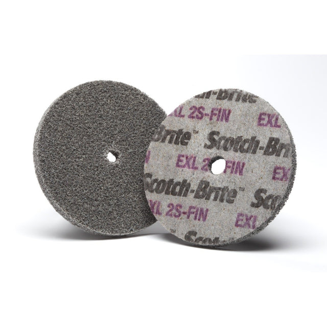 3M XL-UW Scotch-Brite EXL Unitized Wheel, 4S Fine, 6 in x 1/2 in x 1/2 in (7010300821) (4 Pack)