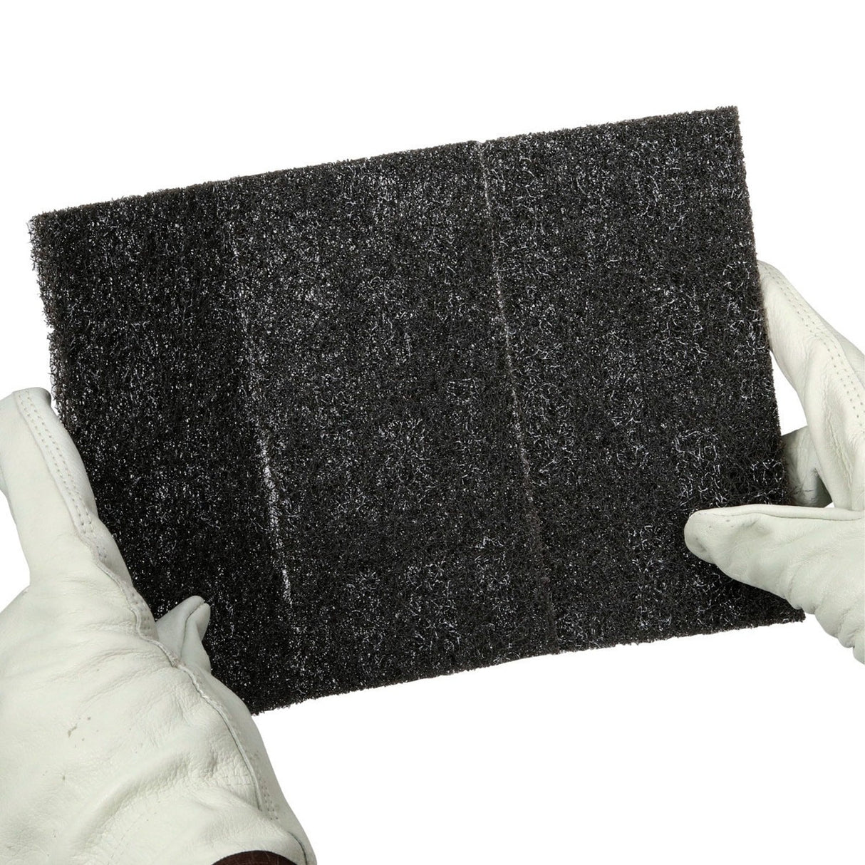 3M 7446 Scotch-Brite Blending Hand Pad, SiC Medium, Gray, 3-1/2 in x 7 in (7010300875) (800 Pack) - 6