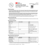 3M Hook/Loop Fastener, Black, 1 in x 10 ft (TB3571/TB3572) (7010302387) (8 Pack) - 5
