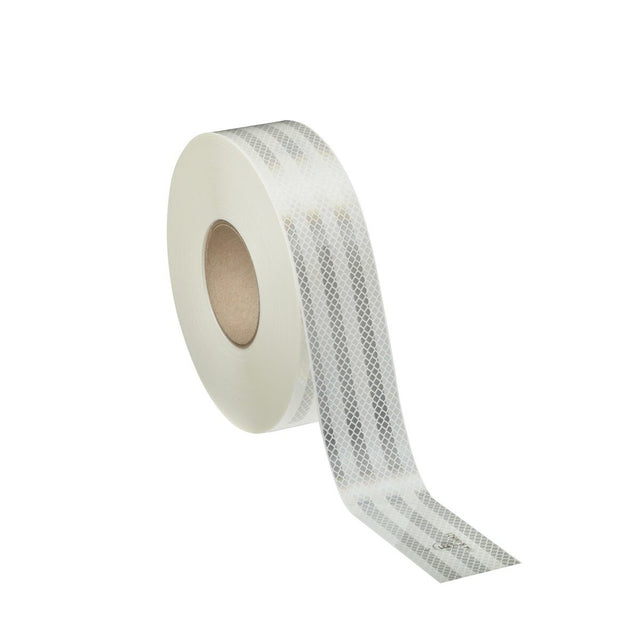 3M 983-10 ES Diamond Grade Conspicuity Markings 983-10, White, 2 in x 50 yd, kiss-cut every 12 in (7010302705) (6 Pack)