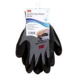 3M Comfort Grip Winter Work Gloves, Nitrile Foam Coated, Gray, Size Large (CGL-W) (7010305066) (1 Pair) (6 Pack)