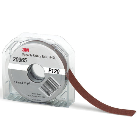 3M 314D Portable Utility Cloth, P80 J-weight, 1 in x 12 yd (7010308203) (85Pack)