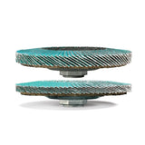 3M 577F Flap Disc, T29, Alumina Zirconia, 80 Grit, Green, 7 in x 7/8 in Center Hole (7010308901) (250 Pack) - 2