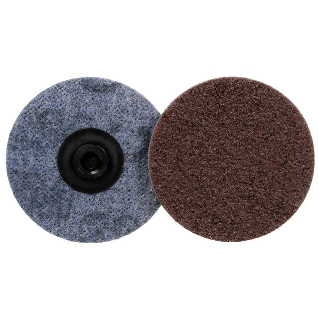 3M SE-DS Scotch-Brite Roloc Surface Conditioning Disc, TS, Aluminum Oxide Coarse, Brown, 3 in (7010309372) (100 Pack)