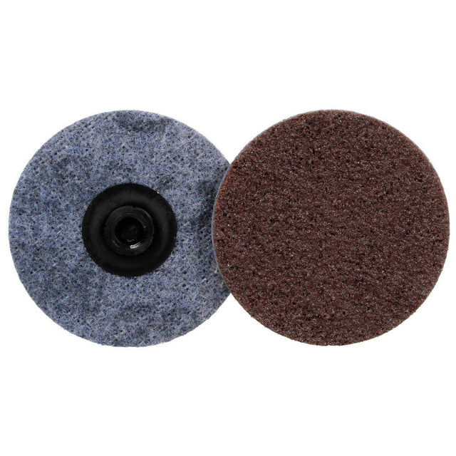 3M SE-DS Scotch-Brite Roloc Surface Conditioning Disc, TS, Aluminum Oxide Coarse, Brown, 3 in (7010309372) (100 Pack)
