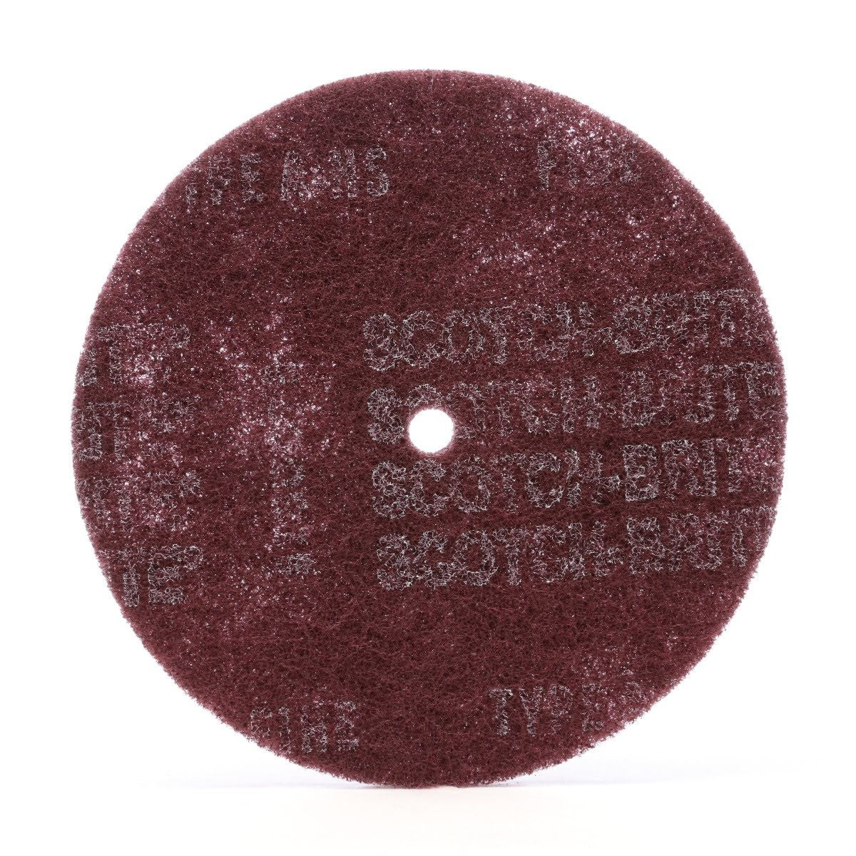 3M HS-DC Scotch-Brite High Strength Disc AO Very Fine Maroon 8 in x 7/8 in (7010309503) (50 Pack)