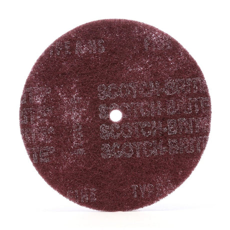 3M HS-DC Scotch-Brite High Strength Disc AO Very Fine Maroon 8 in x 7/8 in (7010309503) (50 Pack)