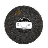 3M MU-WL Scotch-Brite Multi-Finishing Convolute Wheel, 2S Coarse, SiC, Black, 12 in x 1 in x 5 in, 3000 RPM (7010309658)