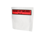 3M PLE-T1 PL Top Print Packing List Envelope, Polyethylene, Side Loading, Peel and Stick, Transparent, 4-1/2 in x 5-1/2 in (7010311979) (1000 Pack) - 3