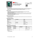 3M 8992L Polyester Tape , 24' x 72 yd. 3.2 mil, Green (7010313272) - 3