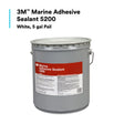 3M 5200 21463 Marine Adhesive Sealant Polyurethane, White, 5 Gallon Pail Drum (7010325698)