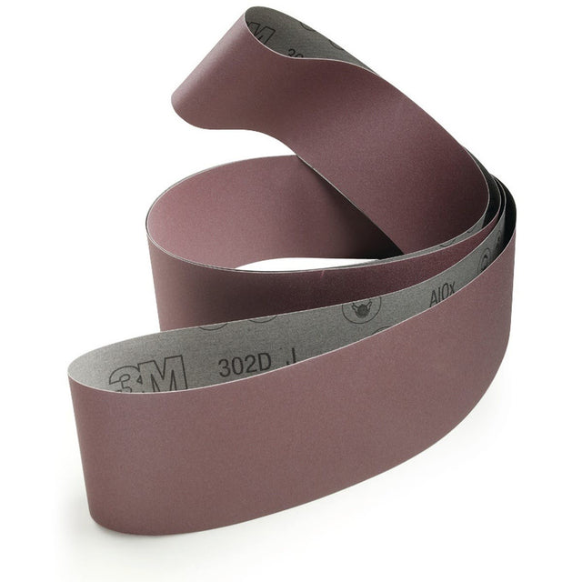 3M 302D Cloth Belt, P220 J-weight, Aluminum Oxide Open Coat, Brown, 1-1/2 in x 42 in, Film-lok, Full-flex (7010326748) (200 Pack)