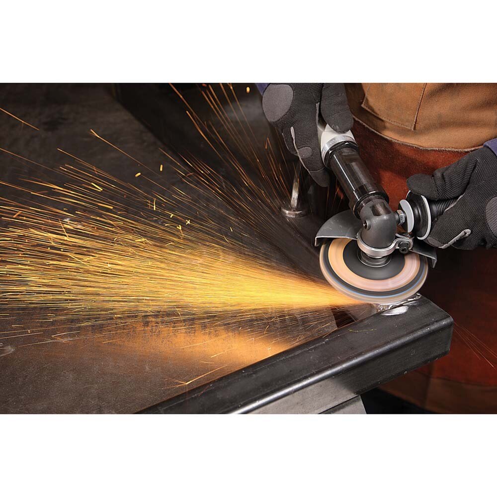 3M 7010327056 Cubitron II Flap Disc 967A, 40+, T29 Quick Change, 4 in x 3/8"-24, Medium Pressure Applications, Light Deburring, Scale Removal, Oxide Removal, Surface Prep (10 Pack) - 6