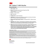 3M 7010327065 Cubitron II Flap Disc 967A, 40+ Grit, Type 29, 4-1/2 in x 7/8 in for Medium-Pressure Grinding and Surface Prep (10 Pack) - 7