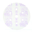 3M 260L 01135 Hookit Red Finishing Film Abrasive Disc, Dust Free, P1000, Red, 6 in (7010327766) (3500 Pack)