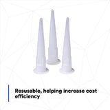 3M 08187 Threaded Cartridge Nozzle (7010328467) (50 Pack) - 9
