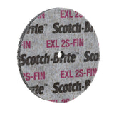 3M XL-UW Scotch-Brite EXL Unitized Wheel, 2S Fine, Silicon Carbide, Gray, 3 in x 3/8 in x 3/8 in (7010328765) (20 Pack) - 4