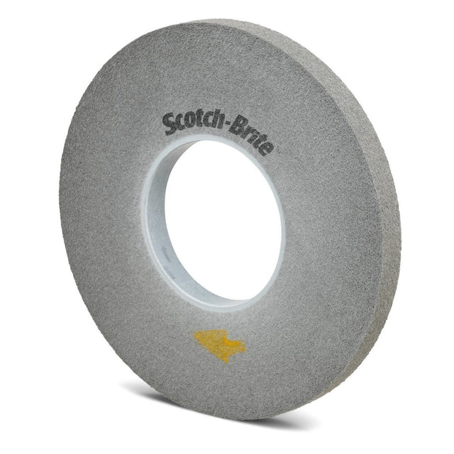 3M EP-WL Scotch-Brite EXL Pro Deburring Convolute Wheel 9S Fine Gray SiC 12 in x 1/2 in x 5 in (7010329362) (2 Pack)