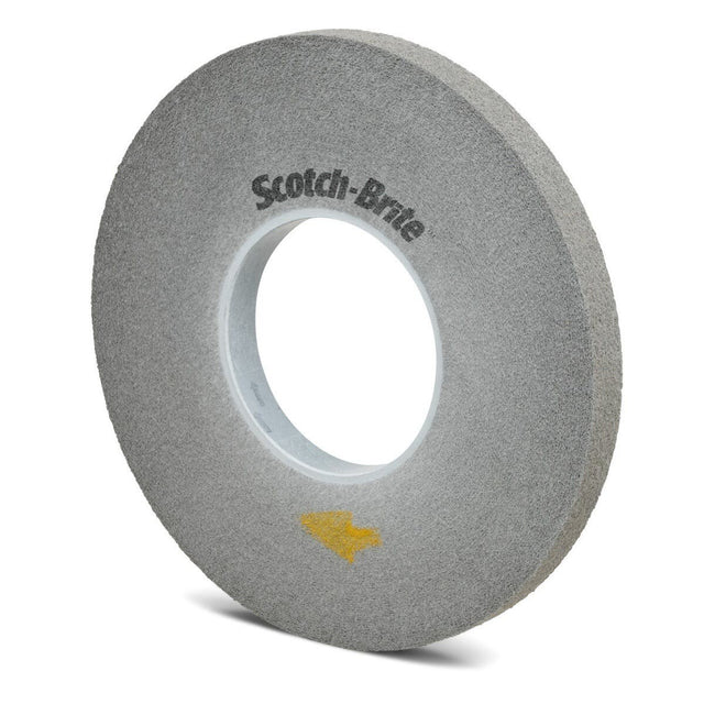 3M EP-WL Scotch-Brite EXL Pro Deburring Convolute Wheel 9S Fine Gray SiC 12 in x 1/2 in x 5 in (7010329362) (2 Pack)