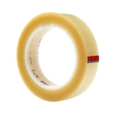 3M 471 Vinyl Tape, Transparent, 1/2 in x 36 yd, 5.2 mil (7010331559) (72 Pack) - 2