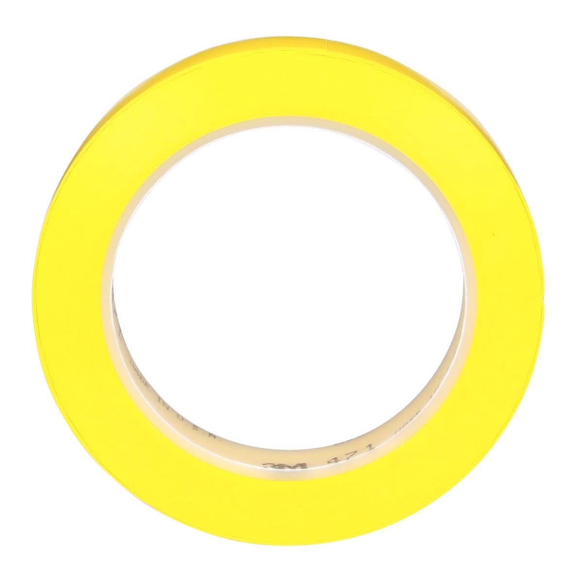 3M 471 Vinyl Tape, Yellow, 3/4 in x 36 yd, 5.2 mil (7010334520) (48 Pack) - 5