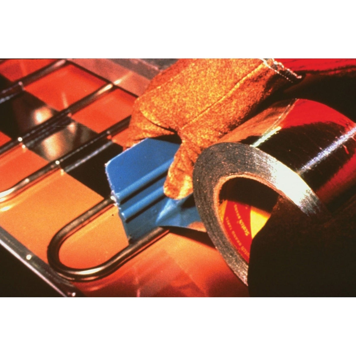 3M 3311 Scotch Aluminum Foil Tape, Rubber Adhesive, Silver, 2 in x 10 yd, 3.6 mil (7010334860) (24 Pack) - 4