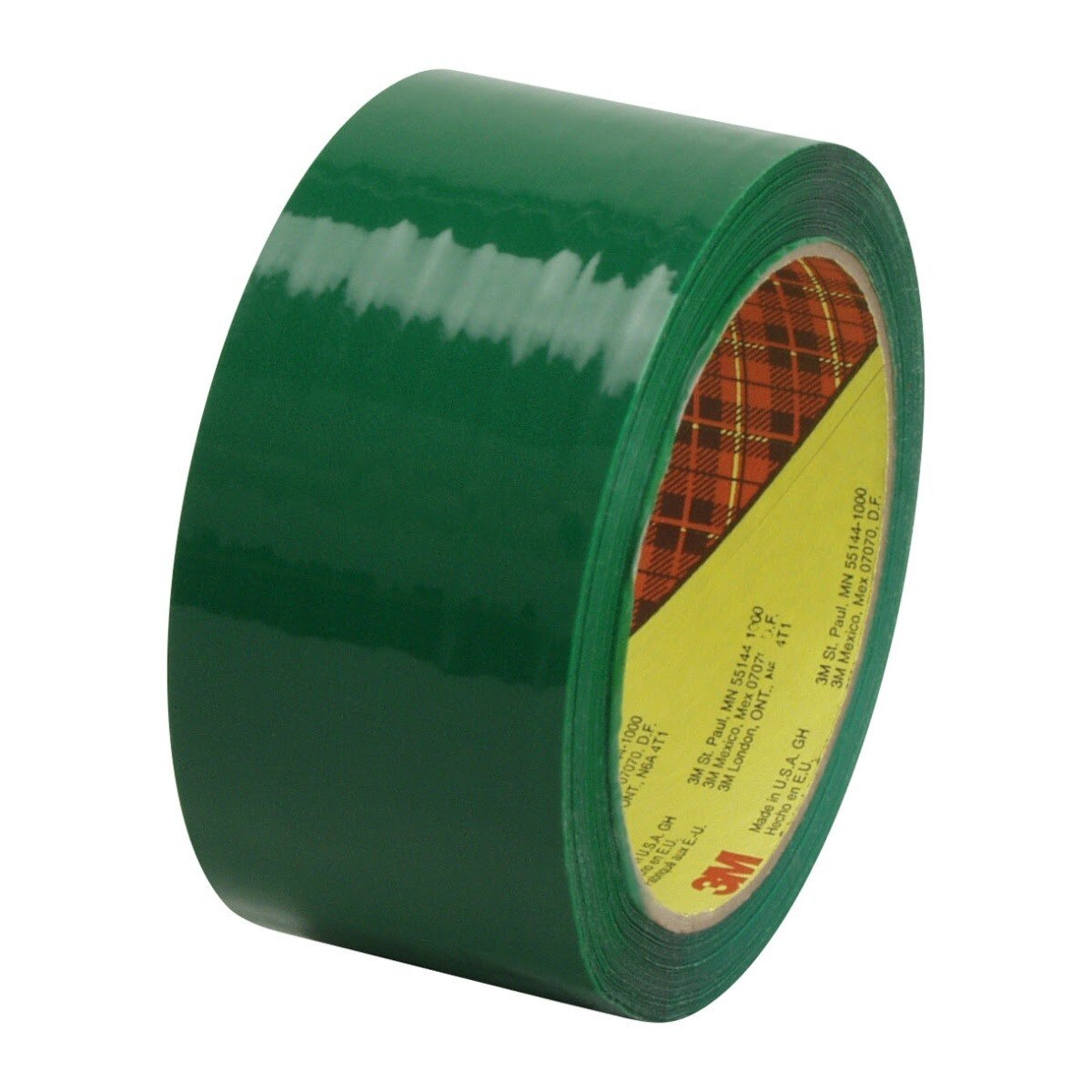 3M 373 Scotch Box Sealing Tape, Green, 48 mm x 50 m, Individually Wrapped Conveniently Packaged (7010335127) (36 Pack) - 5
