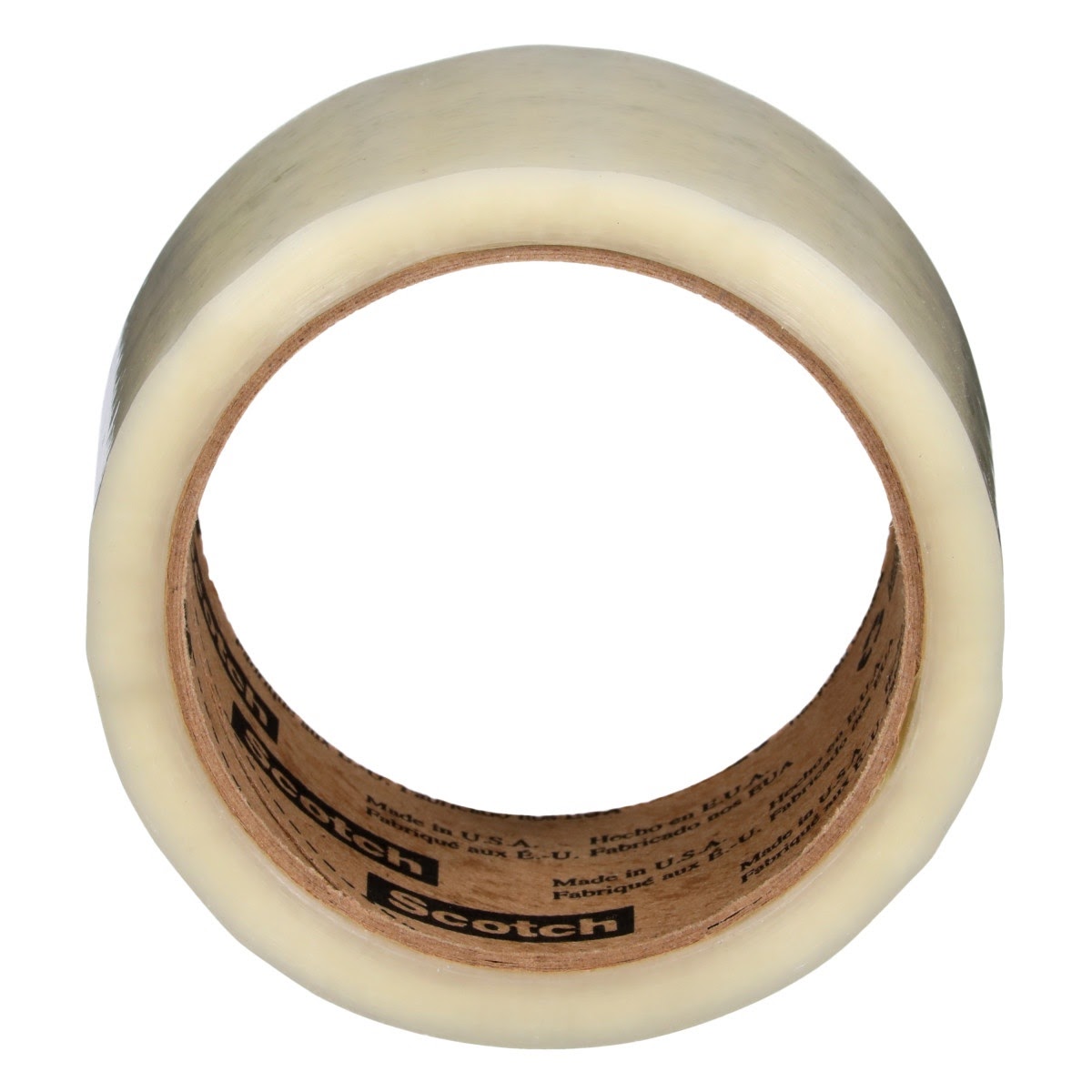 3M 371 Scotch Box Sealing Tape, Clear, 48 mm x 50 m, Conveniently Packaged (7010335128) (6 Pack) - 2