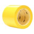 3M 471 471 IW Vinyl Tape, Yellow, 4 in x 36 yd, 5.2 mil, Individually Wrapped Conveniently Packaged (7010335141) (8 Pack)