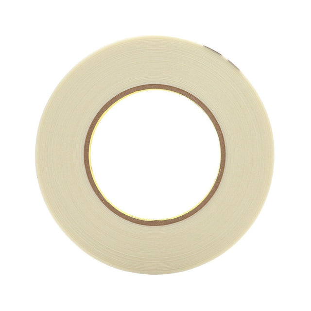 3M 898 Scotch Filament Tape, Fiberglass Reinforced Strapping Tape, Clear, 18 mm x 55 m, 6.6 mil (7010335427) (192 Pack)
