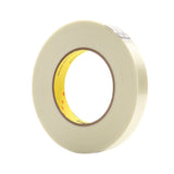3M 898 Scotch Filament Tape, Fiberglass Reinforced Strapping Tape, Clear, 18 mm x 55 m, 6.6 mil (7010335427) (192 Pack) - 3