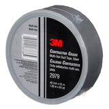 3M 2979 Contractor Grade Multi-Use Duct Tape, Silver, 1.88 in x 60 yd (7010335692) (24 Pack) - 7