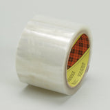 3M 371 Scotch Box Sealing Tape, Clear, 288 mm x 1500 m, Hot Melt Rubber Adhesive (7010335738) (36 Pack)