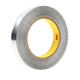 3M 425 425 LT80 Aluminum Foil Tape, Silver, 3/4 in x 60 yd, 4.6 mil (7010337274) (64 Pack) - 2